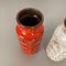 Jarrones Fat Lava vintage de cerámica de Scheurich, Germany. Juego de 2, Imagen 12