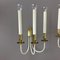 Brass Wall Lights from United Workshop Munich, Germany, 1950s, Set of 2 3