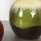 Vintage Pottery Fat Lava Vienna Vases from Scheurich, Germany, Set of 4, Image 7