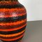 Large Multi-Color Pottery Fat Lava Multi-Color Floor Vase from Scheurich, Image 7