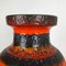 Large Multi-Color Pottery Fat Lava Multi-Color Floor Vase from Scheurich, Image 10