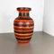 Large Multi-Color Pottery Fat Lava Multi-Color Floor Vase from Scheurich 2