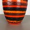 Large Multi-Color Pottery Fat Lava Multi-Color Floor Vase from Scheurich, Image 3