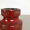 Jarrones Fat Lava vintage de cerámica de Scheurich, Alemania. Juego de 3, Imagen 12