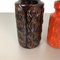 Vintage Pottery Fat Lava Onion Vases from Scheurich, Germany, Set of 3, Image 6