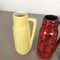 Vintage Pottery Fat Lava 275-20 Vases from Scheurich, Germany, 1970s, Set of 4 6