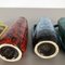 Vintage Pottery Fat Lava 275-20 Vases from Scheurich, Germany, 1970s, Set of 4 11