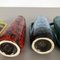 Vintage Pottery Fat Lava 275-20 Vases from Scheurich, Germany, 1970s, Set of 4, Image 11