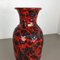 Grand Vase Fat Lava en Poterie Multicolore de Scheurich, 1970s 9