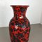 Große Pottery Fat Lava Multi Color 239-41 Vase von Scheurich, 1970er 9