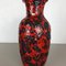 Large Pottery Fat Lava Multi-Color 239-41 Vase from Scheurich, 1970s 5