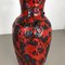 Large Pottery Fat Lava Multi-Color 239-41 Vase from Scheurich, 1970s 10