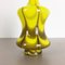 Große gelbe Vintage Florence Vase aus Opalglas von Carlo Moretti, Italien 4