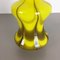 Große gelbe Vintage Florence Vase aus Opalglas von Carlo Moretti, Italien 8