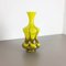 Große gelbe Vintage Florence Vase aus Opalglas von Carlo Moretti, Italien 3