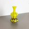 Große gelbe Vintage Florence Vase aus Opalglas von Carlo Moretti, Italien 2