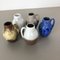 Vintage Pottery Fat Lava 414-16 Vases from Scheurich, Germany, Set of 5 18