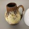 Jarrones Fat Lava 414-16 vintage de cerámica de Scheurich, Germany. Juego de 5, Imagen 5