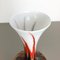 Large Vintage Pop Art Opaline Florence Glass Vase, Italy 7