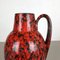 Large Pottery Fat Lava Multi-Color 270-38 Vase from Scheurich, 1970s 4