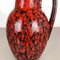 Große mehrfarbige Fat Lava Pottery 270-38 Vase von Scheurich, 1970er 5