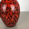 Grand Vase Fat Lava Multicolore en Poterie de Scheurich, 1970s 13