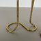 Modernist Sculptural Brass Candleholders, Germany, 1950s, Set of 2 5