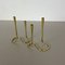 Modernist Sculptural Brass Candleholders, Germany, 1950s, Set of 2, Image 2