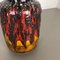 Large Multi-Colored Fat Lava Ceramic Vase from Scheurich, 1970s 9