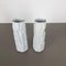 Op Art Brutalist Porcelain Vases from Bayreuther, Bavaria, Germany, 1970s, Set of 2 4