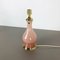 Lámpara de mesa de cristal de Murano opalino rosa de Cenedese Vetri, años 60, Imagen 8