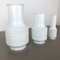 Op Art Porcelain Vases by Richard Scharrer for Thomas, Germany, 1970s, Set of 3 6