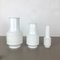 Vases Op Art en Porcelaine par Richard Scharrer pour Thomas, Allemagne, 1970s, Set de 3 4