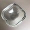 Murano Heavy Clear Glass Shell Bowl by Gino Cenedese, Italy, 1960, Image 12