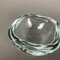 Murano Heavy Glass Shell Bowls, Italy, 1960s, Set of 2, Image 5