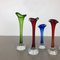 Vintage Colorful Glass Vases by Bo Borgstrom for Aseda, Sweden, 1970s, Set of 5 2