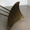 Modernist Sculptural Brutalist Floor Brass Candleholder, Germany, 1950s 15