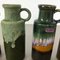 Vintage Pottery Fat Lava 401-20 Vases from Scheurich, Germany, 1970s, Set of 4 7