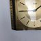 Orologio da parete vintage Hollywood Regency in ottone, Germania, Immagine 7