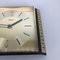 Horloge Murale Hollywood Regency Vintage en Laiton, Allemagne 10