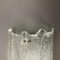 Ice Glass Metal Wall Light from Kaiser Leuchten, Germany, 1960s, Set of 2 15