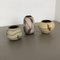 Jarrones de cerámica de Franz Schwaderlapp para Sawa Ceramic, Alemania, años 60. Juego de 3, Imagen 2
