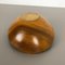 Large Vintage Shell Bowl in Solid Walnut Wood, Germany, 1970s 18