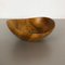 Large Vintage Shell Bowl in Solid Walnut Wood, Germany, 1970s 2