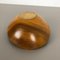 Large Vintage Shell Bowl in Solid Walnut Wood, Germany, 1970s 15