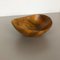 Large Vintage Shell Bowl in Solid Walnut Wood, Germany, 1970s 5