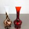 Vases Pop Art Vintage en Opaline, Italie, 1970s, Set de 2 3