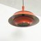 Orange Scandinavian Hanging Lamp by Hans-Agne Jakobsson, 1960s 10