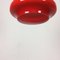 German Red Opal Glass Hanging Light from Peill & Putzler, Germany 7