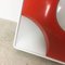 Red Minimalist Pop Art Metal Wall Light from Sölken Lights, Germany, 1970s 5